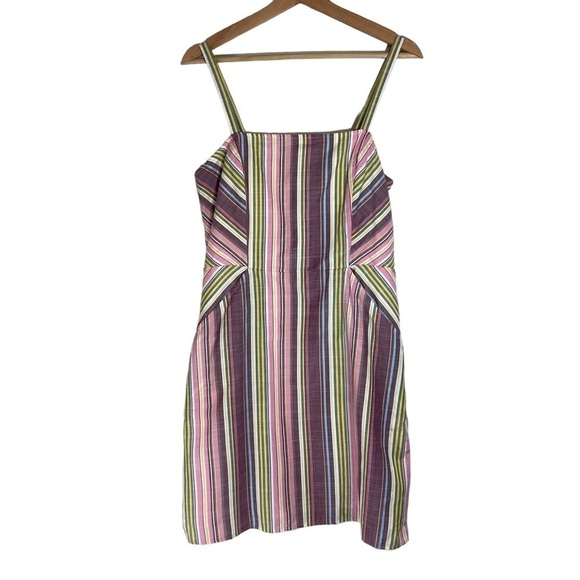 Express Striped Cotton Mini Dress NWT - Picture 1 of 7